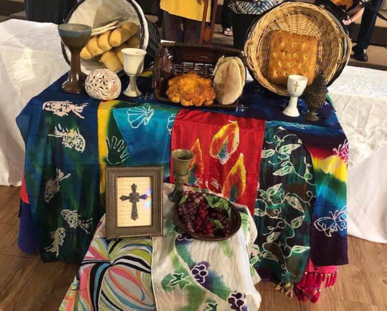 Riviera's World Communion Sunday Table